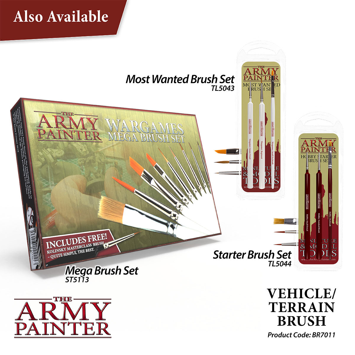 The Army Painter Wargamer: Vehicle & Scenery Brush