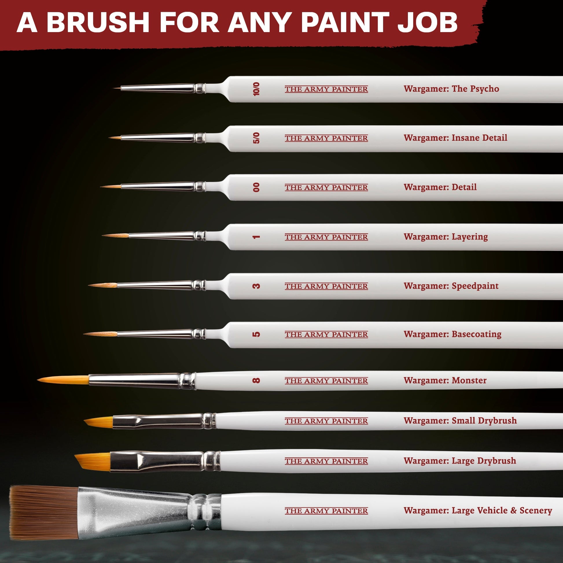 The Army Painter Wargamer: The Psycho Brush (10/0)