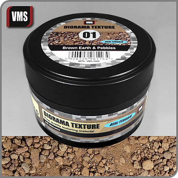 VMS Diorama Texture No. 1 Brown Earth & Pebbles (100ml)