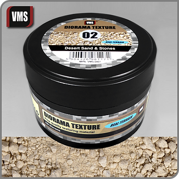 VMS Diorama Texture No. 2 Desert Sand & Stones (100ml)