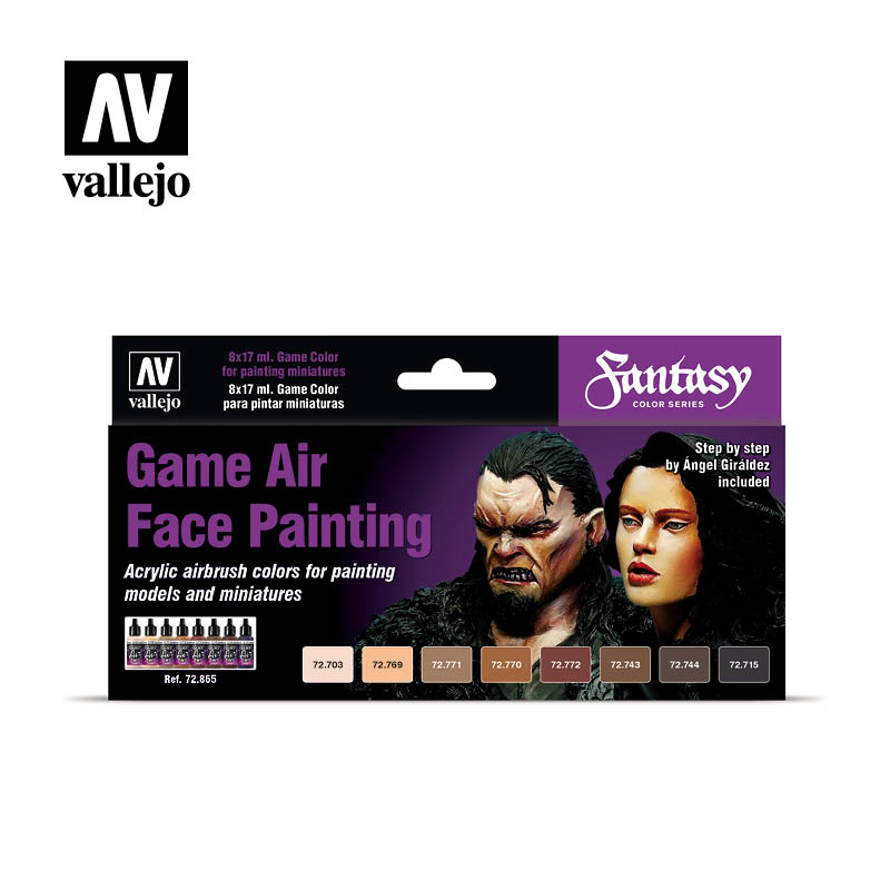 Vallejo Game Air Face Painting Set