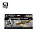 Vallejo Model Air RAF Desert and Mediterranean (1940-45) Set