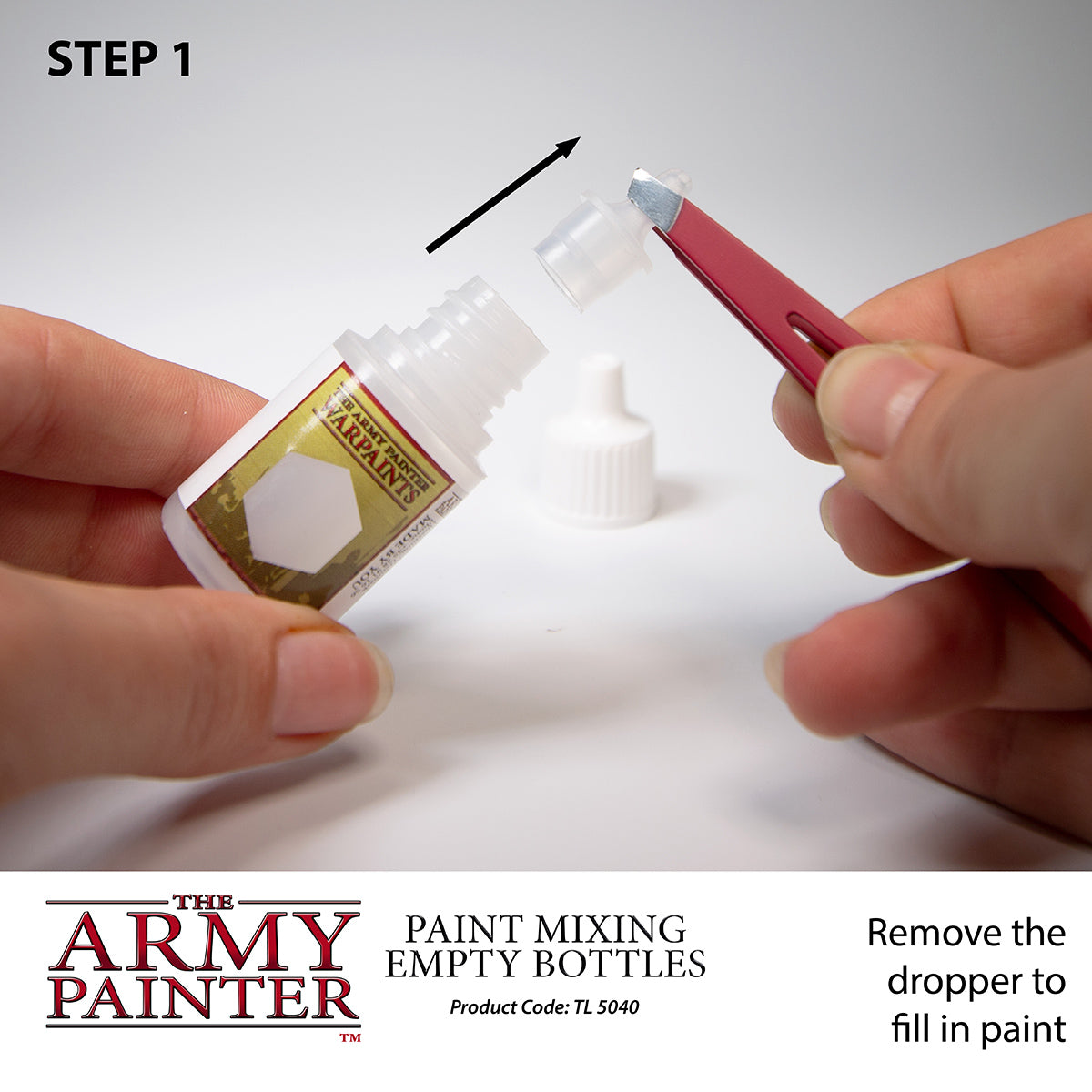 The Army Painter Paint Mixing Empty Bottles