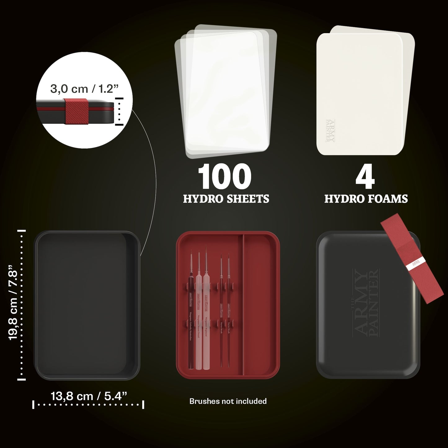 The Army Painter Wet Pallette Hydro Set