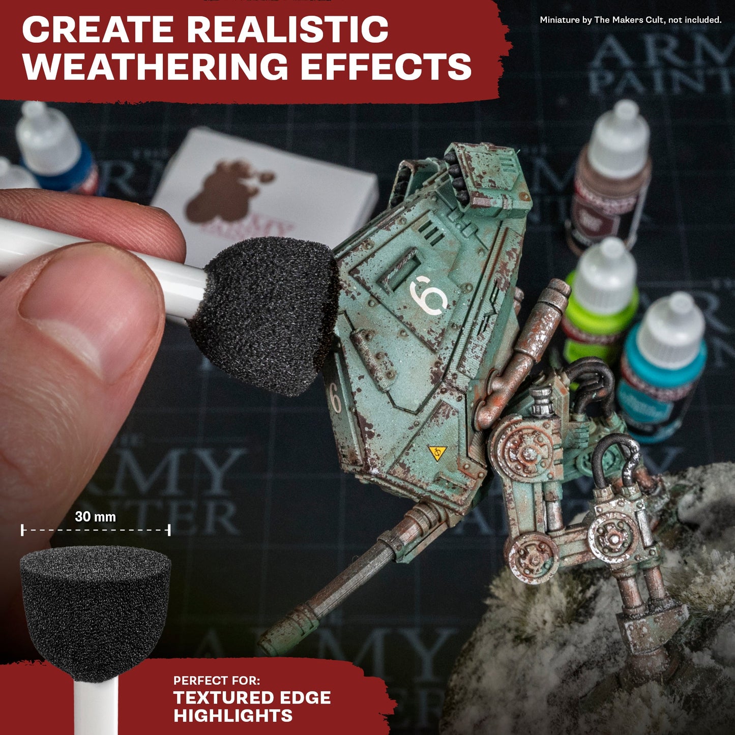 The Army Painter Monster Chipping Brush Set