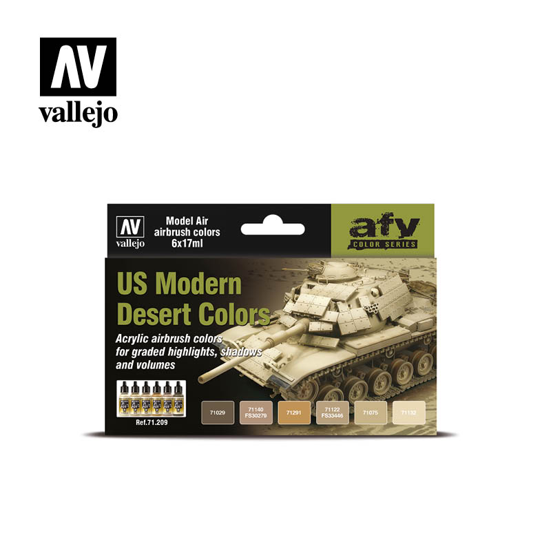Vallejo Model Air US Modern Desert Colours Set