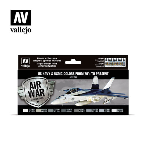 Vallejo Model Air US Navy and US Marines (1970s-now) Set