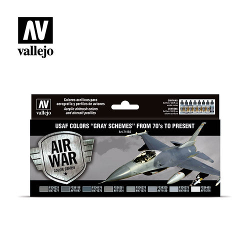 Vallejo Model Air USAF Grey Schemes (1970s-now) Set