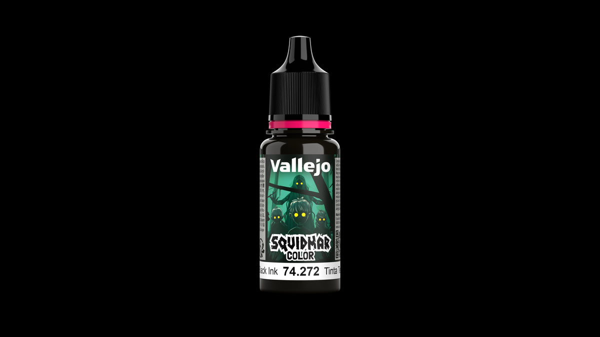 Vallejo Squidmar Color Pitch Black Ink