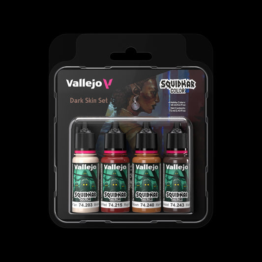 Vallejo Squidmar Color Dark Skin Set