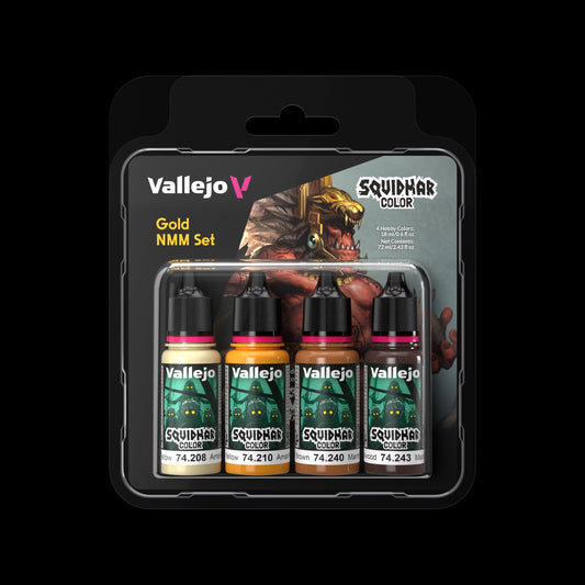 Vallejo Squidmar Color Gold NMM Set