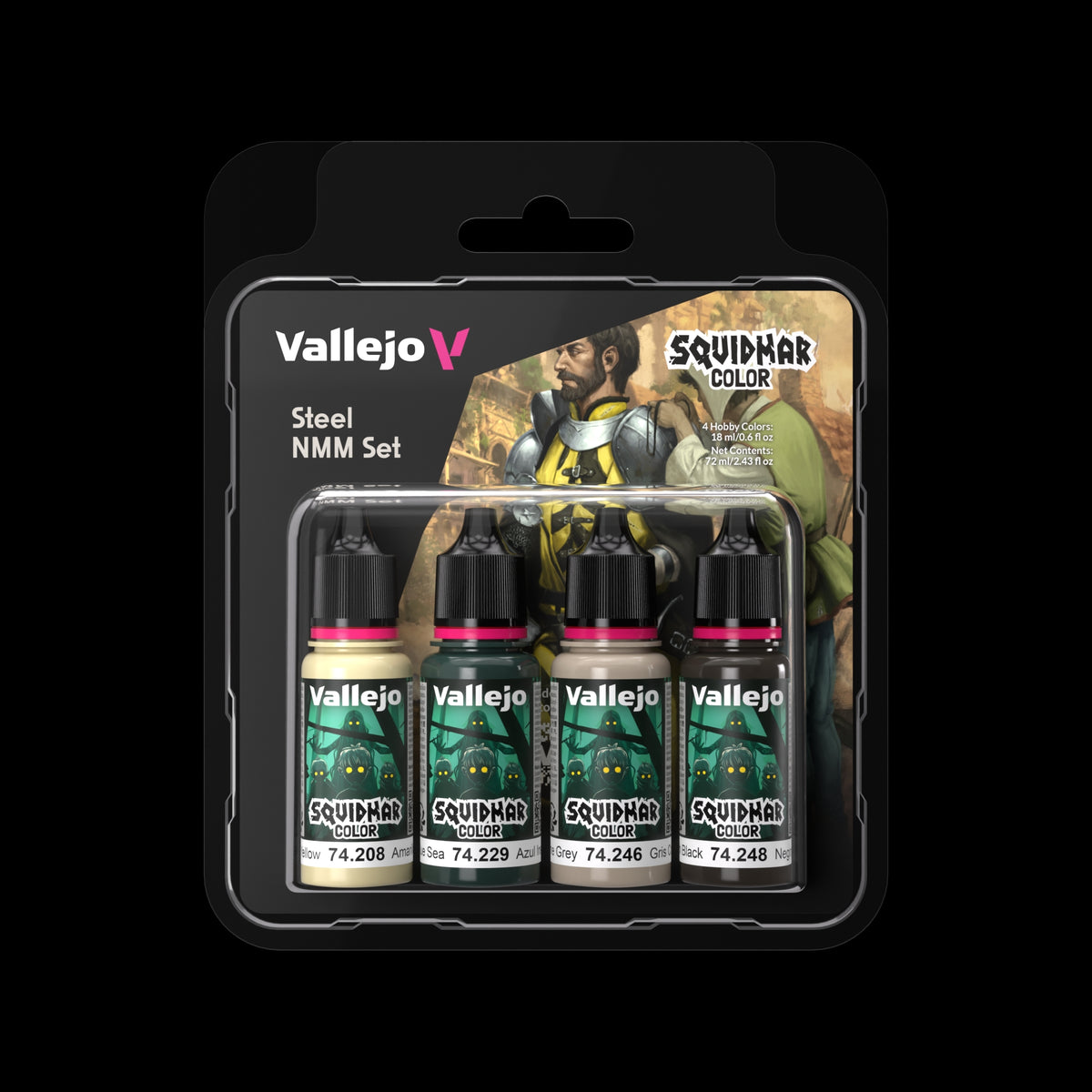 Vallejo Squidmar Color Steel NMM Set