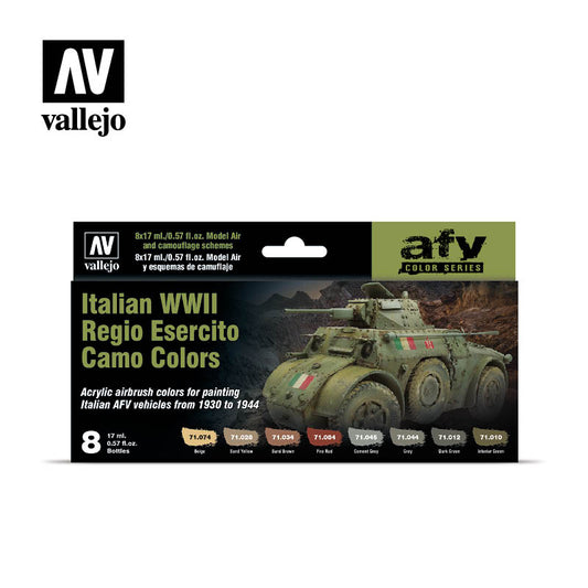Vallejo Model Air Italian Camouflage Colors (1930-1944) Set