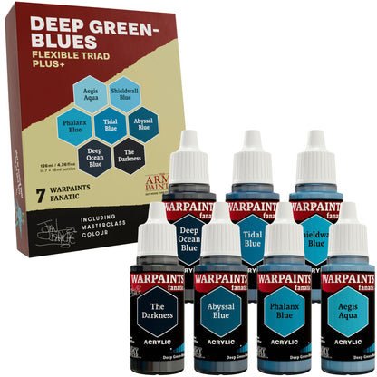 Warpaints Flexible Triad PLUS+: Deep Greens