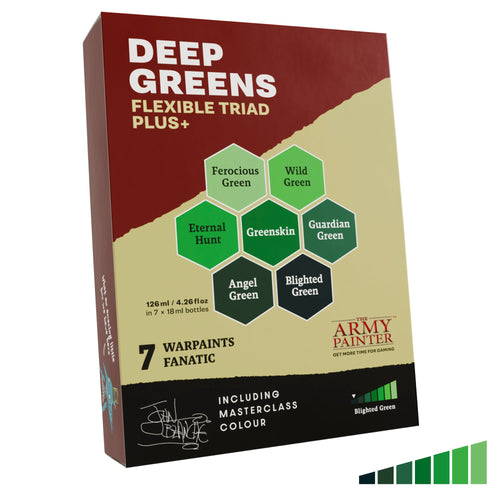Warpaints Flexible Triad PLUS+: Deep Green-Blues