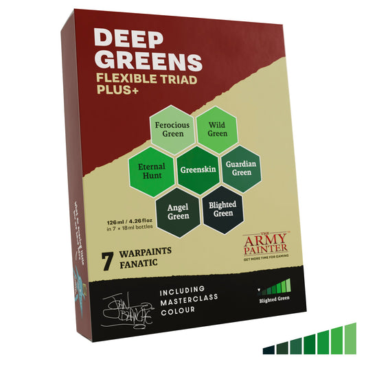 Warpaints Flexible Triad PLUS+: Deep Green-Blues