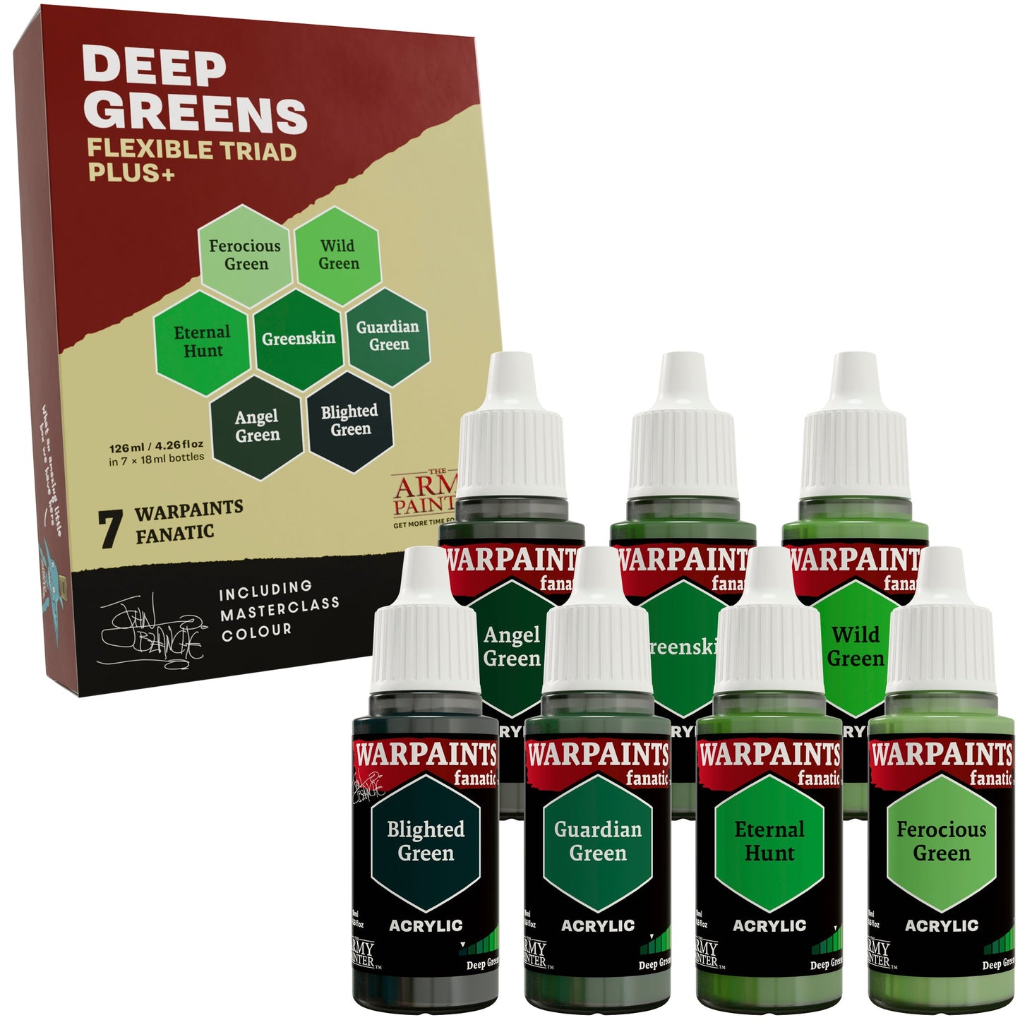 Warpaints Flexible Triad PLUS+: Deep Green-Blues