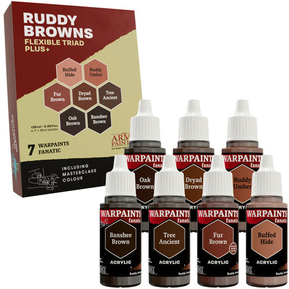 Warpaints Flexible Triad PLUS+: Ruddy Browns