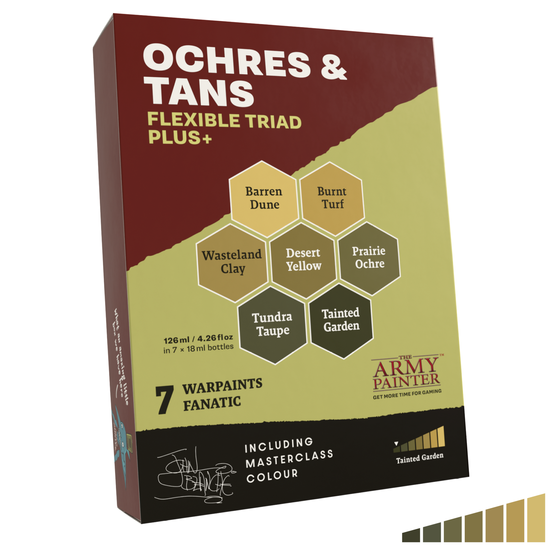 Warpaints Flexible Triad PLUS+: Ochres & Tans