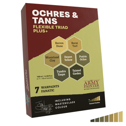 Warpaints Flexible Triad PLUS+: Ochres & Tans