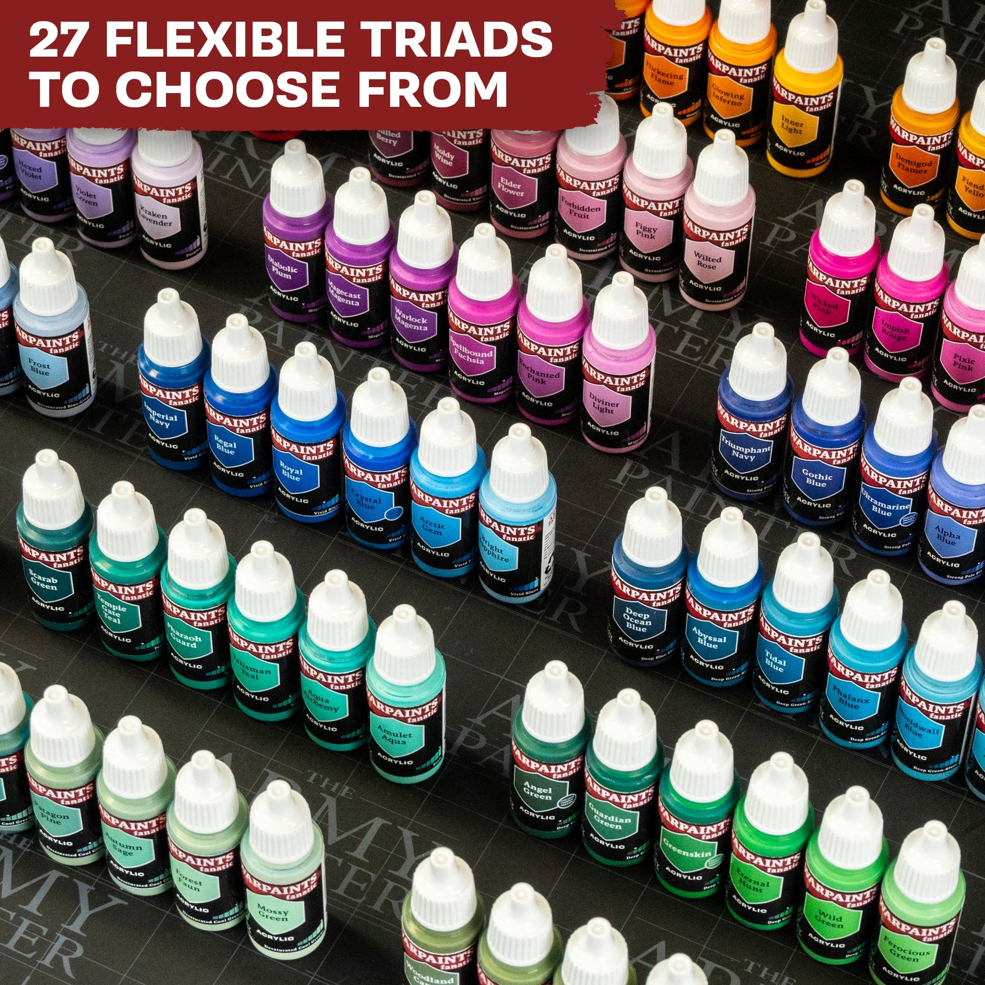 Warpaints Flexible Triad PLUS+: Olive Greens