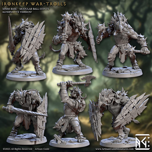 Helmed Ironkeep War Trolls (6x warriors)
