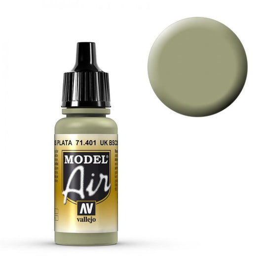 Vallejo Model Air UK BSC 28 Silver Grey