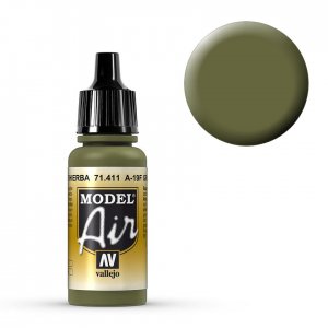 Vallejo Model Air A-19F Grass Green