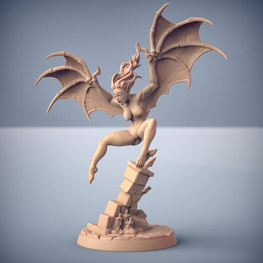 Akela the Cursed [Pin Up] with scenic base