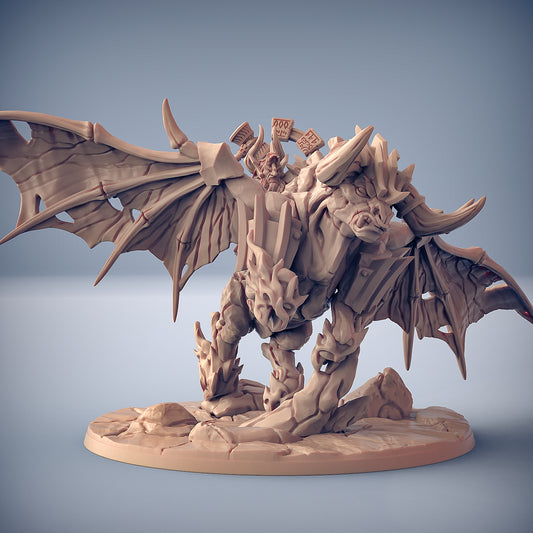 Runakk the Forgemaster on Kalkotaur with scenic base