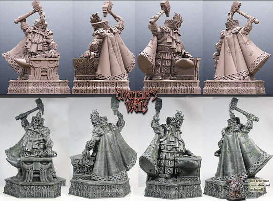 Dwarf Runesmith Statue