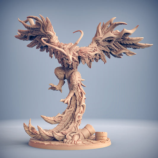 Arcanix the Phoenix with scenic base