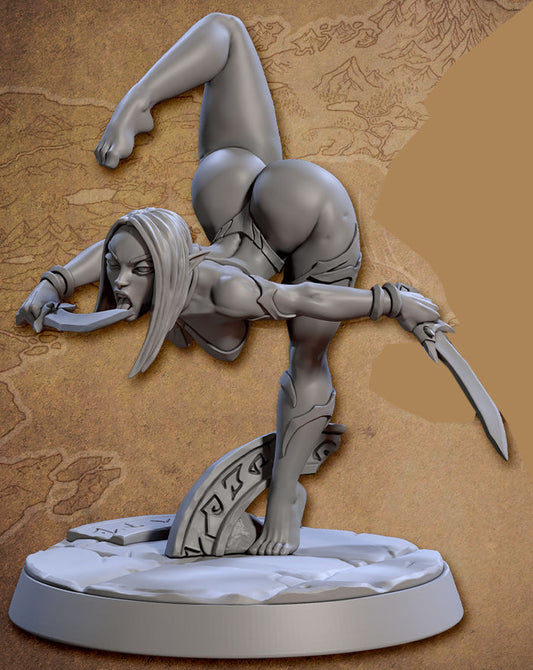 Nephelia the Death Dancer with scenic base