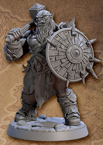 Bald Blackcrag Mountain Orc F