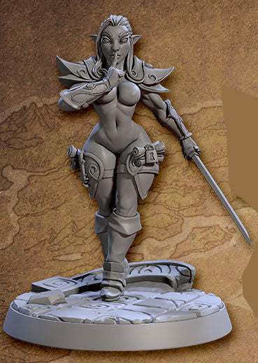 Lythalia the Whisper of Secrets [Pin Up] with scenic base