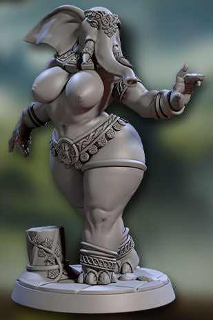 Gea the Elephorim Invoker [Pin Up] with scenic base
