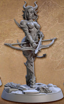 Aurora Darkember the Mezzalfiend Archer Beauty with scenic base