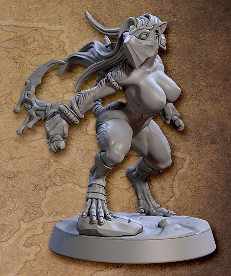 Skaria Shadowdancer the Assassin [Pin Up] with scenic base