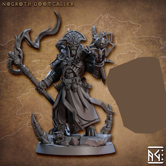 Nogroth Doomcaller with Staff with scenic base