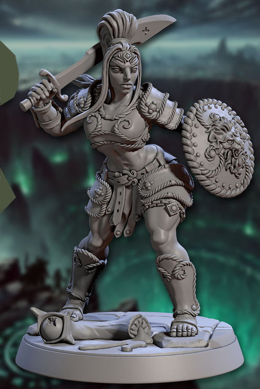 Shieldwarden Dracona with scenic base