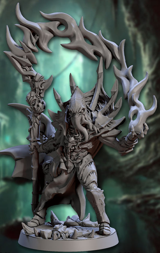 Slathos the Soul Stealer with Effect with scenic base