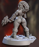 Gemma the Magmaforged Berserker [Pin Up] with scenic base