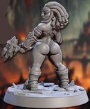 Gemma the Magmaforged Berserker with scenic base