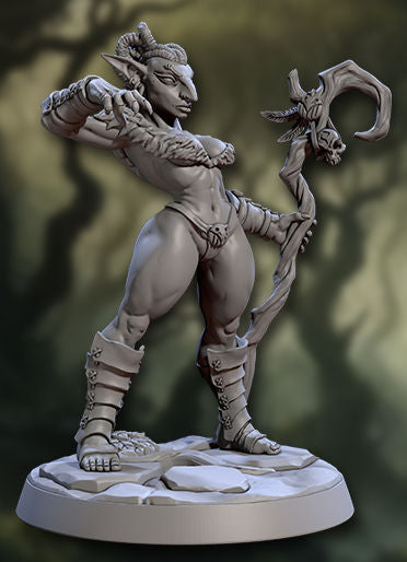 Grenia the Shaman [Pin Up] with scenic base