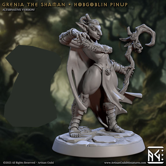Grenia the Shaman with scenic base