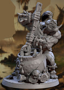 Burtz Dwarfstew the Ogre Cook with scenic base