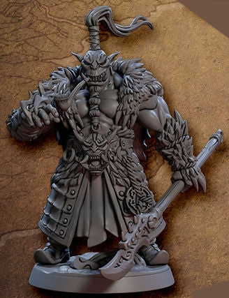 Tulguur Blue-Wolf with scenic base