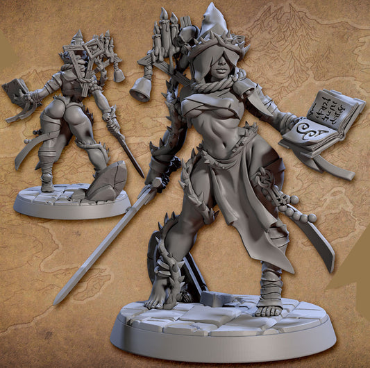 Blasphemia the Daughter of Decay with scenic base