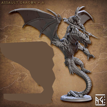 Assault Dragon Rider A with scenic base