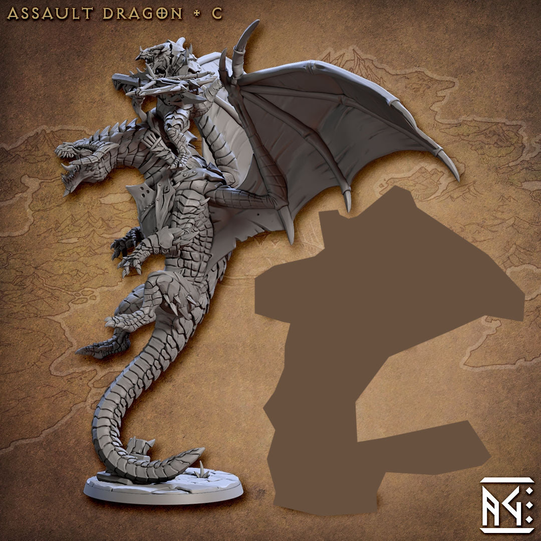 Assault Dragon Rider C with scenic base